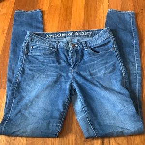 Articles of society blue jeans